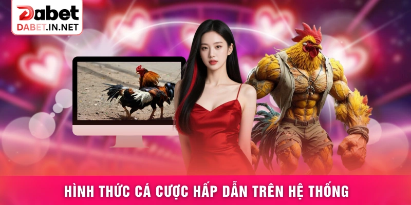Hình thức cá cược hấp dẫn trên hệ thống